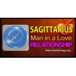 Sagit­tar­ius man in a love relationship