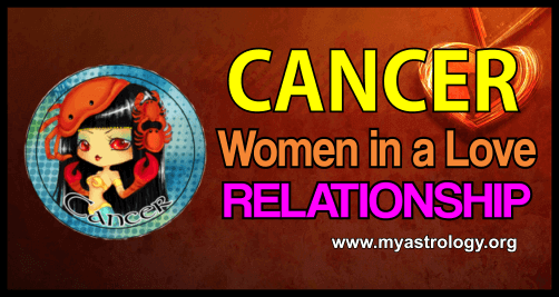 Can­cer woman in a love relationship